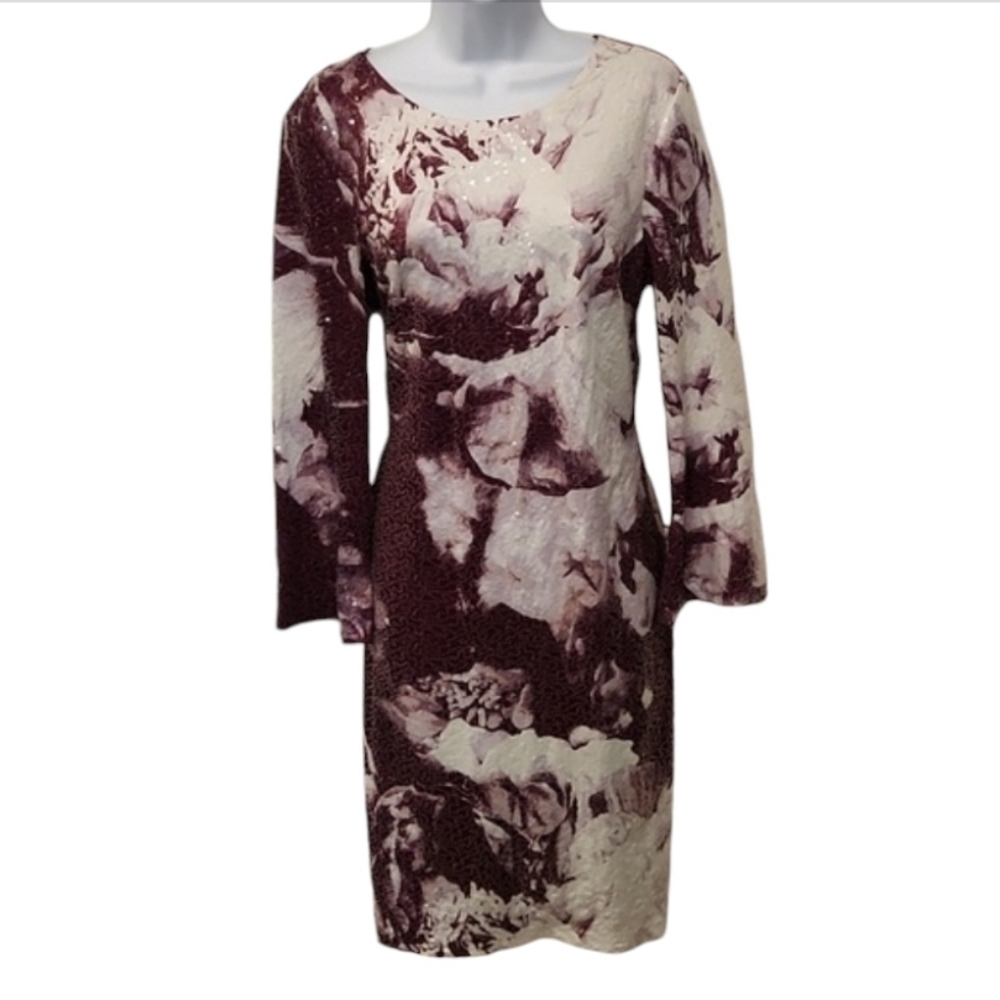 Donna Karan Sequin Evening Dress
